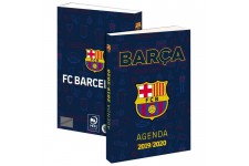 FC BARCELONE Agenda Scolaire 2019-2020 193FCB101JUP - 1 jour par page - Couverture cartonnée souple - Papier PEFC - 12 x 17 cm