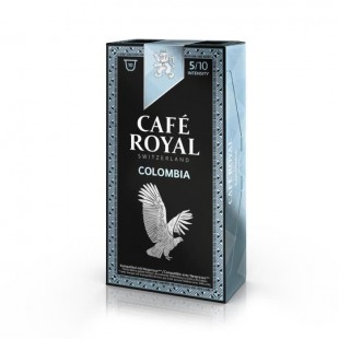 10 capsules Café Royal Single Origin Colombia Capsules compatibles Systeme Nespresso 