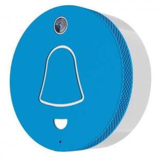 EXTEL Link Carillon connecté WiFi bleu avec caméra grand angle