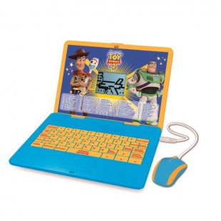 LEXIBOOK - Toy Story - Ordinateur portable éducatif bilingue (EN/FR) pour enfant avec 120 activités