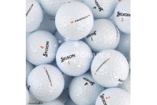 SECOND CHANCE Lot de 6 Balles de Golf Srixon Tri Speed - Blanc