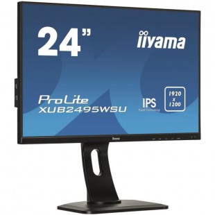 Ecran PC - IIYAMA ProLite XUB2495WSU-B1 - 24" - Dalle IPS - 5ms - DisplayPort/HDMI/VGA