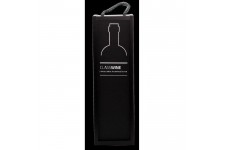 Caisse bois noire - Pour 1 bouteille format Bordeaux