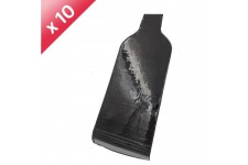 Pochette de transport - 1 bouteille - Réutilisable - Noir x10