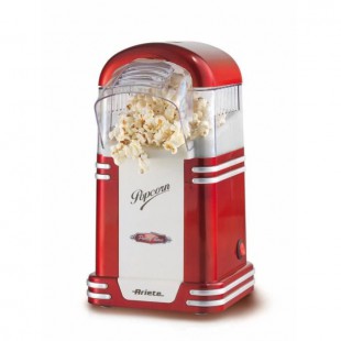 ARIETE 2954 Appareil a Popcorn - 1100 W - Design années 50 - Rouge