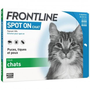 FRONTLINE Spot On chat - 6 pipettes