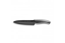 LA CUISINE D'ALBERT 225005 Coffret 1 couteau de cuisine Checker - L 15 cm - Noir et gris métallisé