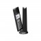 PANASONIC Téléphone résidentiel dect design - TGK220 - avec répondeur - Noir