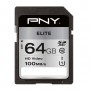 PNY Carte mémoire SD 64GB ELITE C10 U1