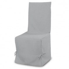 SOLEIL D'OCRE Housse de chaise Panama 50 cm gris