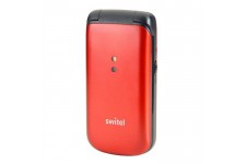 Téléphone sénior mobile M215 clapet SWITEL - Sonnerie et volume ultra fort - Écran couleur 2.0 pouces - Rouge