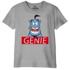 ALADDIN T-Shirt Supreme Génie Gris Chiné Garçon - Taille 12 ans