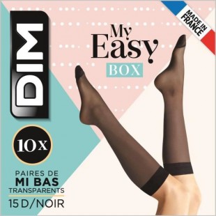 DIM Mi-Bas My Easy Box X10 Noir - Taille 36/41