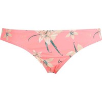 ROXI Bas de maillot de bain FLOWER FIELD 70S HALTER - Femme - Corail - Taille XS