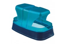 TRIXIE Bac a sable pour hamsters et souris 17 × 10 × 10 cm bleu foncé/turquoise