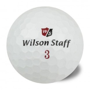 WILSON Lot de 50 balles Wilson Staff prenim - Reconditionnées - Blanc