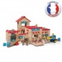 JEUJURA - Le Chateau Fort en bois - Jeu de construction - 300 pieces