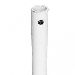 Tige seule - En acier laqué blanc - Sortie ronde : Ø 12 mm - L 120 cm