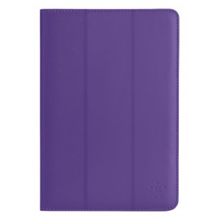 Housse tri fold violette avec stand et fermeture élastique Galaxy Tab 3 10''