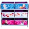 DISNEY FROZEN Meuble de rangement La Reine des Neiges - Pour chambre d'enfant avec 6 bacs - Bleu