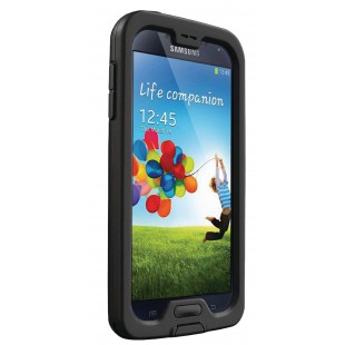 Coque noire NUUD pour Samsung Galaxy S4 (acces direct á l'ecran)