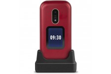 DORO Téléphone mobile 6060 - microSD slot - GSM - 320 x 240 pixels - 3 MP - rouge