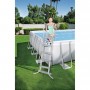 BESTWAY Echelle plateforme - 2 x 4 marches - Plateforme pour piscine H 132 cm