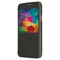 Smartphone Etui PU Cuir pour Galaxy S5 noir