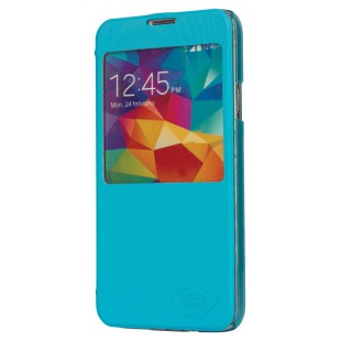  Etui pour Smartphone PU en Cuir pour Galaxy S5 blue 