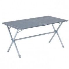 TRIGANO Table de camping en aluminium - 140 cm