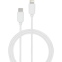 Câble Lightning/USB-C blanc de 1.2 mètres