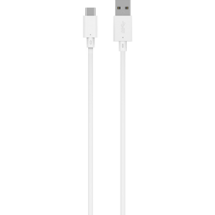 Câble de charge et de synchronisation USB A/C blanc