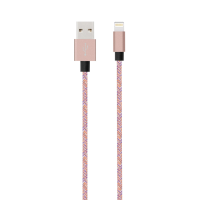 Câble USB/Connectique Lightning tissé de 2 mètres