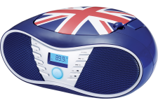 Lecteur CD/radio FM et MP3 CD58 Bigben drapeau anglais
