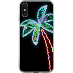 Coque rigide holographique Palm pour iPhone X/XS