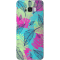 Coque semi-rigide transparente feuillage tropical pour Samsung Galaxy S8 G950