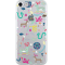 Coque semi-rigide transparente motifs rennes pour iPhone SE (2020)/8/7