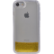 Coque rigide liquide avec paillettes dorées pour iPhone SE (2020)/8/7/6S/6