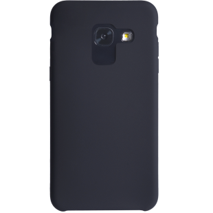 Coque rigide finition soft touch noire pour Samsung Galaxy A8 A530 2018