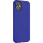 Coque rigide finition soft touch bleu pour iPhone 12/ 12 Pro 