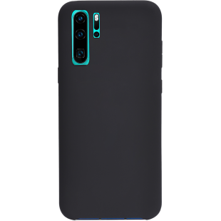 Coque rigide finition soft touch noire pour Huawei P30 Pro