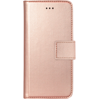 Etui folio universel rose métal taille L