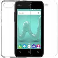 Pack protection transparent avec coque et protège-écran pour Wiko Sunny 3