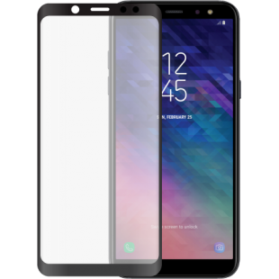 Protège-écran en verre trempé 2.5D contour noir pour Samsung Galaxy A7 A750 2018
