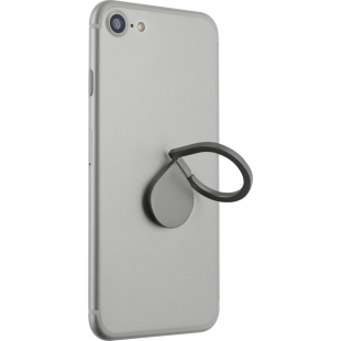 Anneau rotatif gris en forme de goutte d'eau pour smartphone