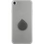 Anneau rotatif gris en forme de goutte d'eau pour smartphone