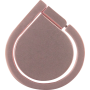 Anneau rotatif rose doré en forme de goutte d'eau pour smartphone