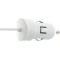 Chargeur allume-cigare filaire blanc 2A connectique 30 broches
