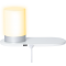 Lampe chargeur à induction Colorblock blanche