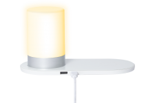 Lampe chargeur à induction Colorblock blanche